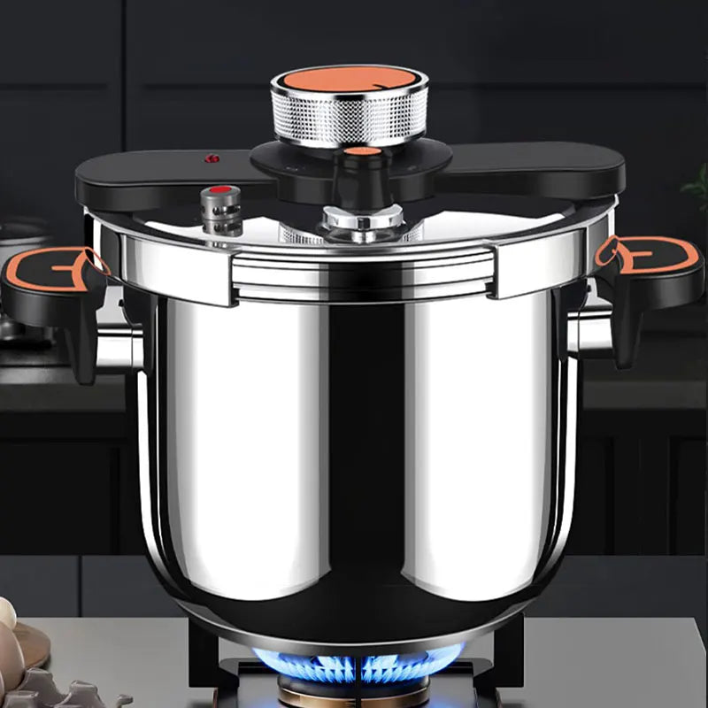 PGY Stainless Steel Pressure Cooker 4L 6L 8L – Gas & Induction Stovetop Pressure Cooker Axl