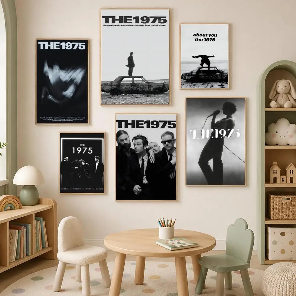 The 1975 Band Self-Stick HD PVC Wall Art Poster | Waterproof Wall Art Poster Axl