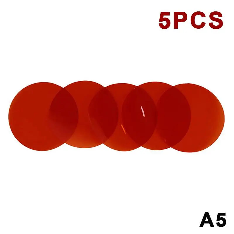Self-Adhesive Color Lamp Film Overlays – 74mm DIY Light Decor Lamp Film Overlay Axl A5