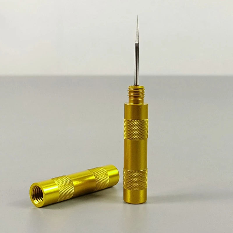 Stainless Steel Nozzle Unclogging Cleaning Needle & Air Pump Tool Nozzle Cleaning Tool Axl