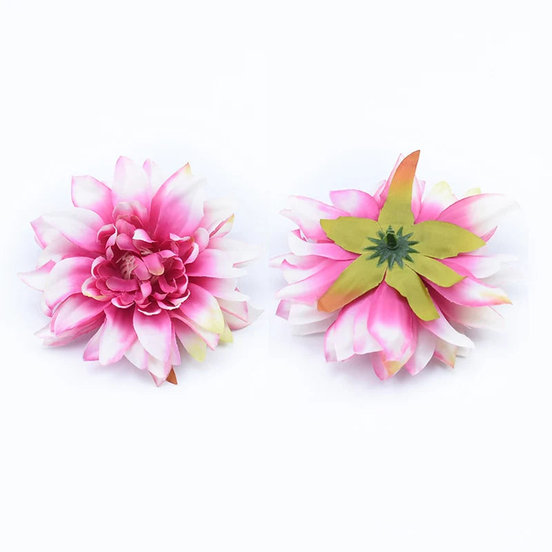 Silk Artificial Gerbera Flowers 10/20 Pcs – Wedding DIY Decor Artificial Flower Heads Axl color 2 20 Pieces