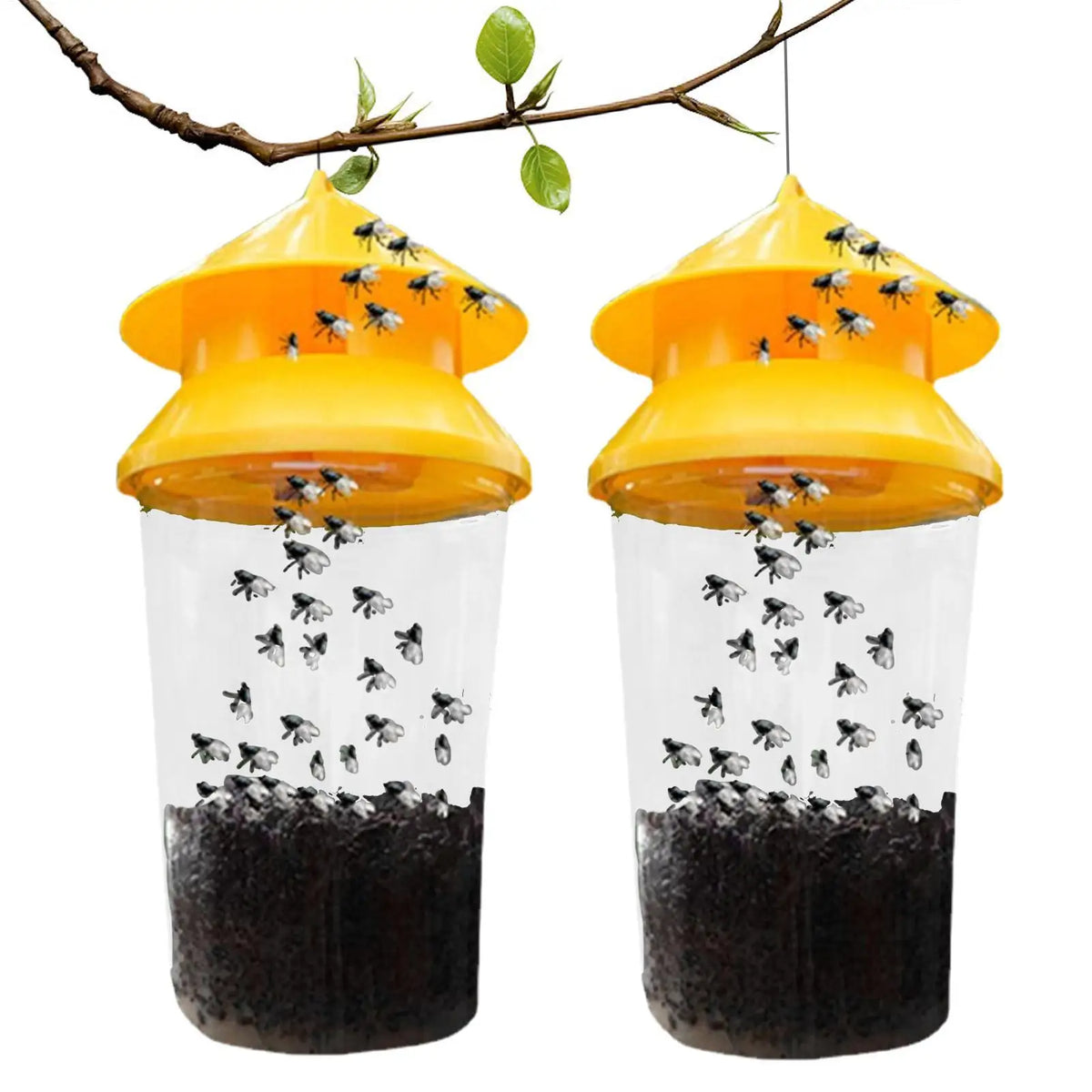 2-Pack Reusable Fly Trap Bait Bags – Outdoor Fly Catcher Outdoor Fly Trap Axl