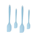 4-Piece Silicone Spatula Set – Heat-Resistant Baking Tools Silicone Spatula Set Axl Blue