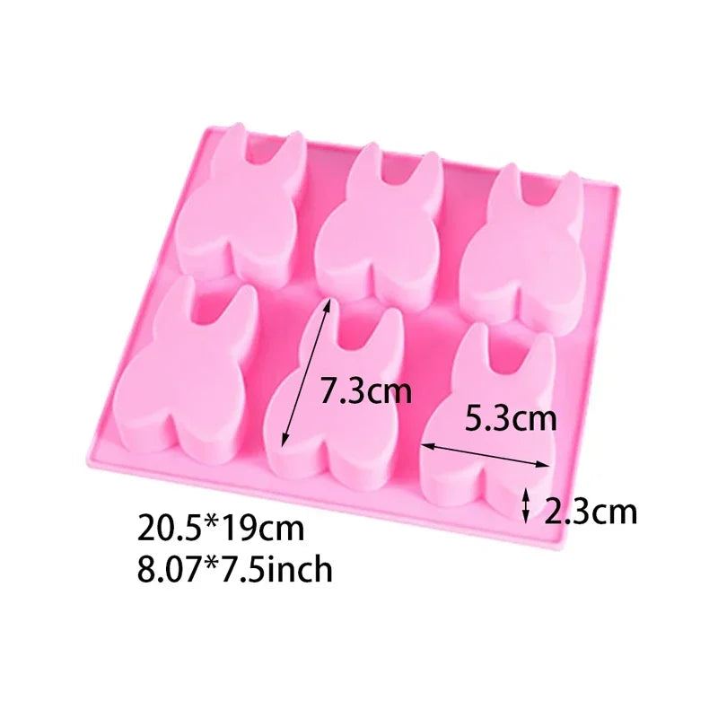 6-Cavity Tooth Silicone Mold – Chocolate, Candy, Soap & More Silicone Baking Mold Axl