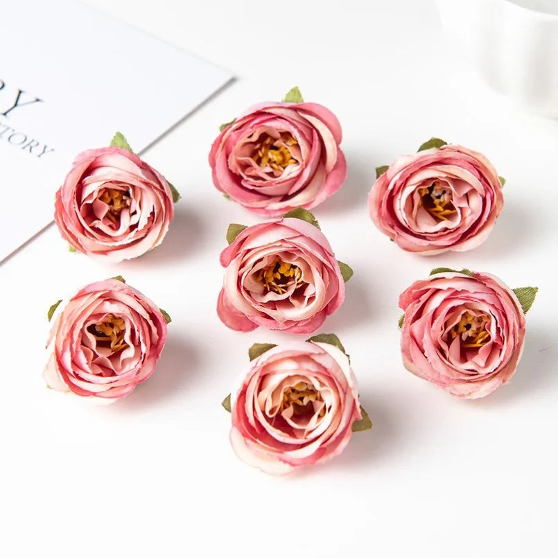 Silk Artificial Rose Heads 40/80 Pcs – Wedding & Home Decor Artificial Flowers Axl 3 40 pcs