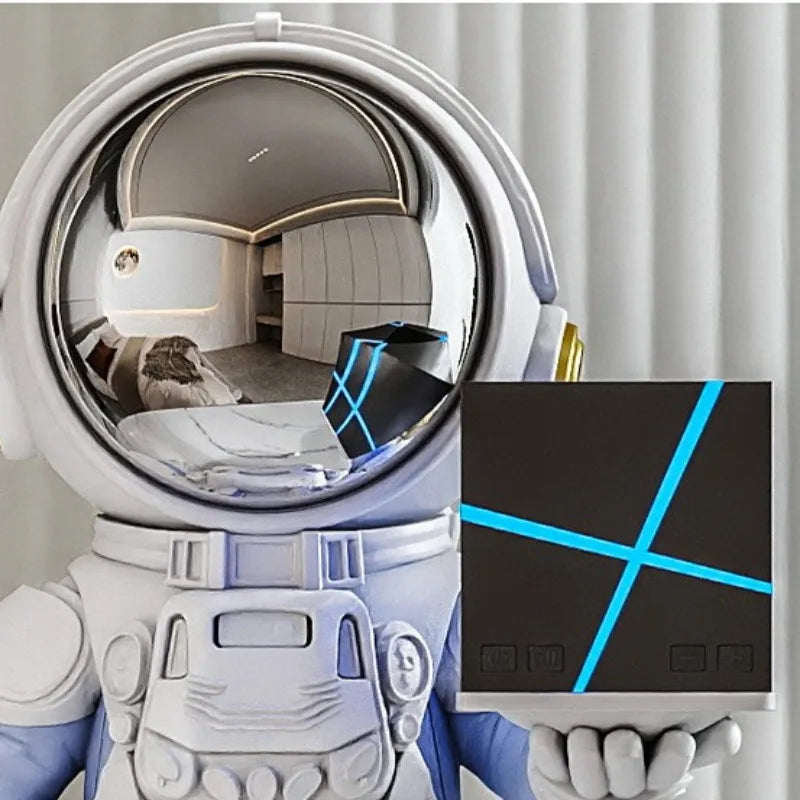 Astronaut Bluetooth Speaker Statue – Modern Resin Figurine Bluetooth Speaker Figurine Axl