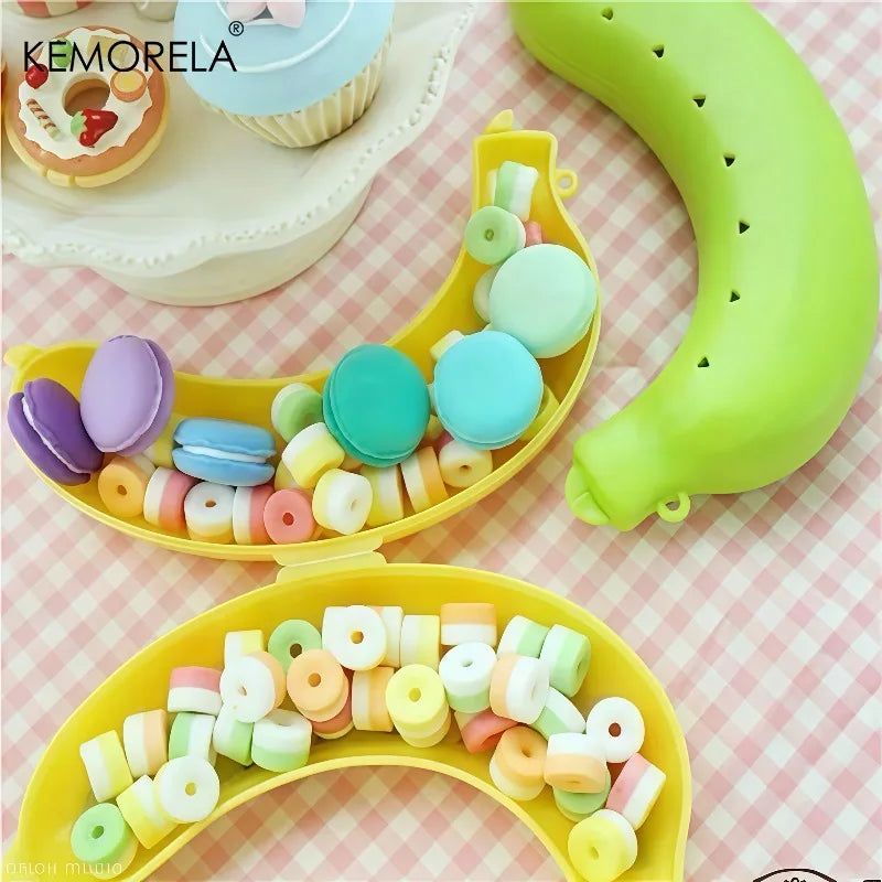 KEMORELA Banana Case – Portable Fruit Protector for Travel Fruit Storage Case Axl