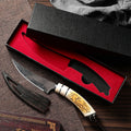 Damascus Boning Knife Curved Blade – Kitchen Knife Gift Box Kitchen Boning Knife Axl gift box