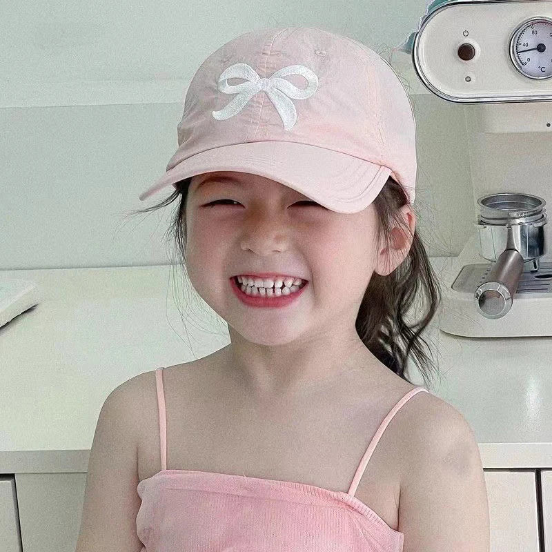 Kids Summer Sun Visor Cap – Bow Ponytail Baseball Hat Ages 2–8 Kids Sun Visor Cap Axl