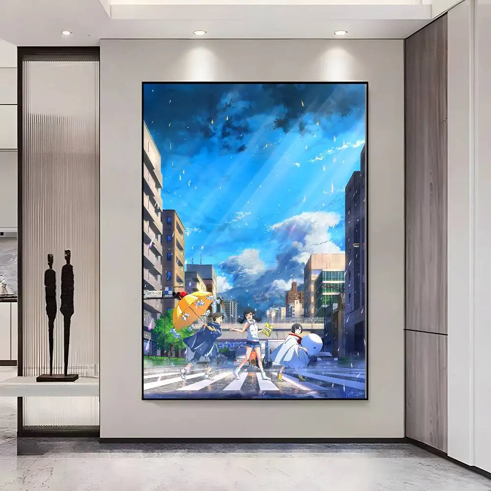 Weathering With You HD Wall Poster – Self-Adhesive Waterproof Wall Art Poster Axl z2 30X40cmNoframe