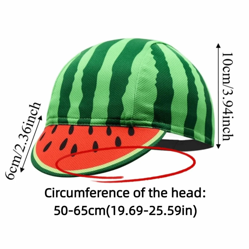 Watermelon Cycling Cap – Breathable Mesh Bike Helmet Liner Cycling Helmet Liner Axl