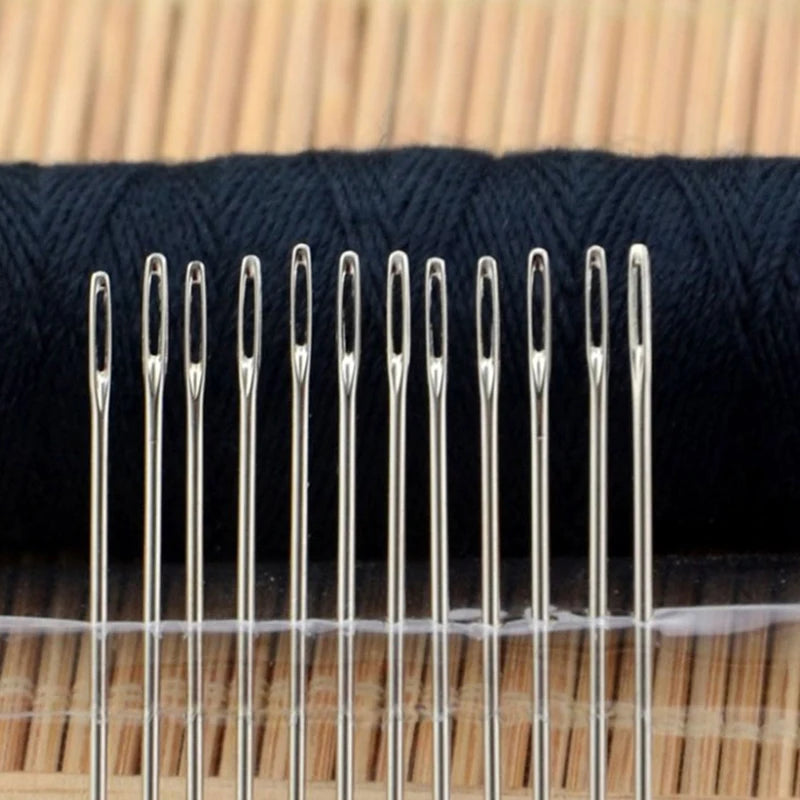 25PCS Stainless Steel Sewing Needles – High Hardness Bodkin Set Sewing Needles Axl