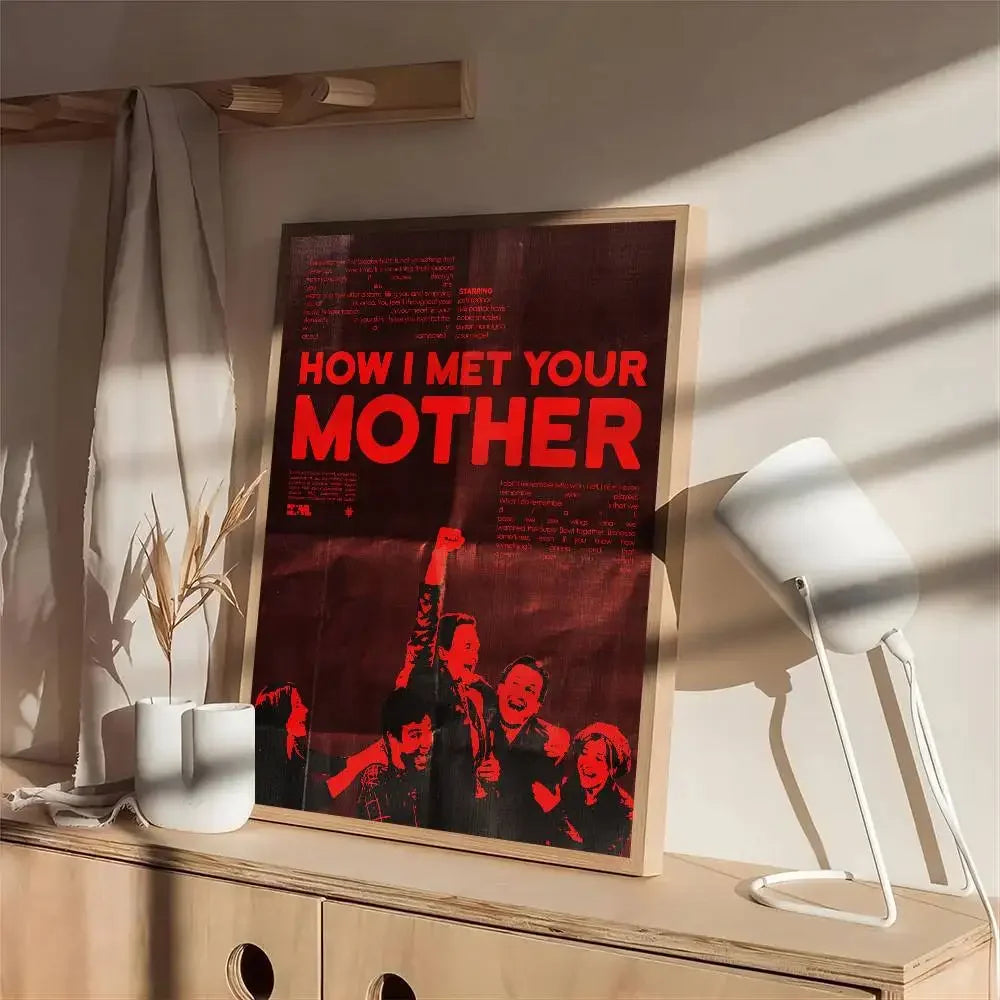 How I Met Your Mother Wall Poster – Self-Adhesive Decor Wall Art Poster Axl
