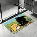 Diatomite Bath Mat – Quick Dry, Non-Slip Anime Floor Mat Bath Mat Axl White6 30x45cm