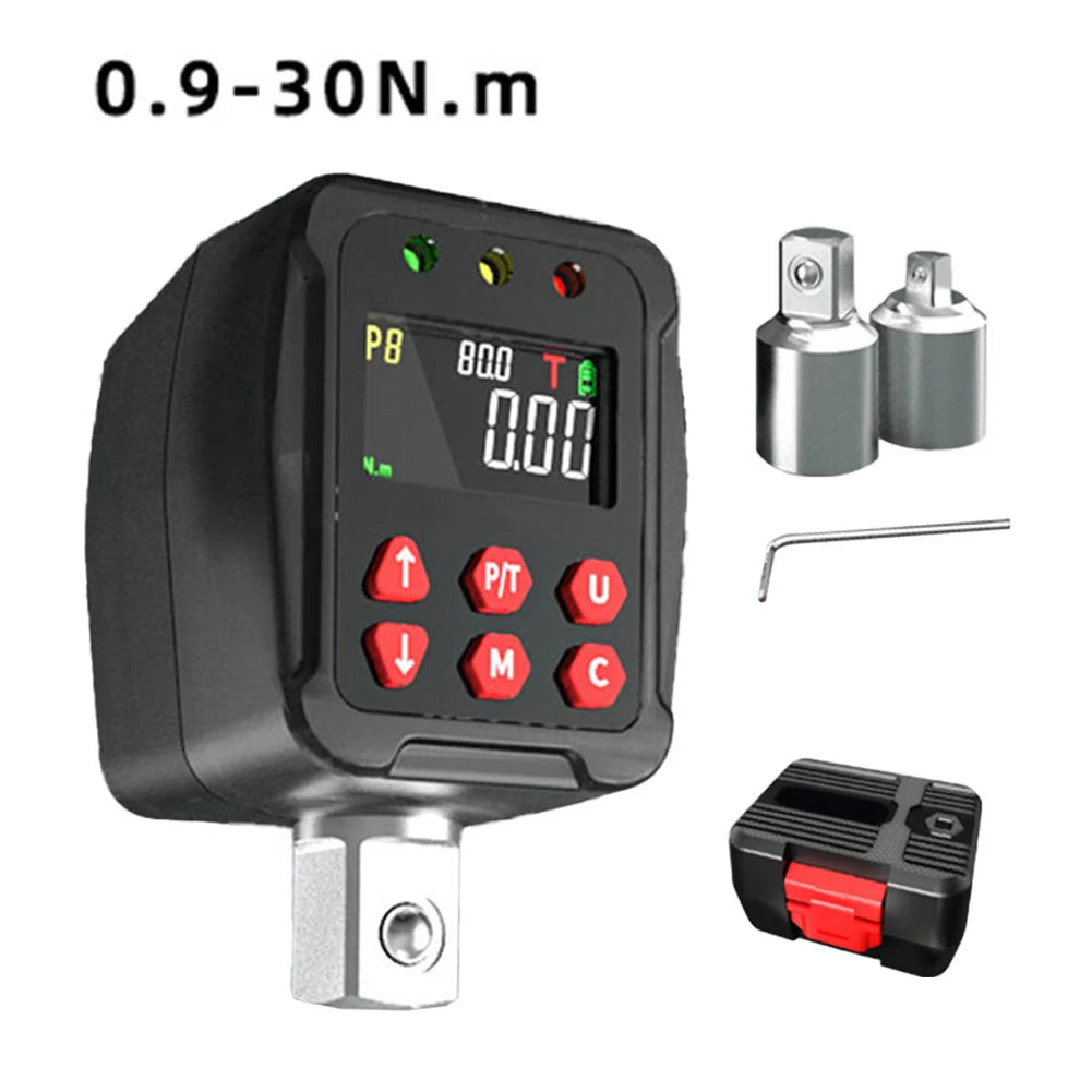 1/2" Digital Torque Wrench Adapter LCD 0.9–340Nm | ±1% Accuracy Digital Torque Adapter Axl 1-2 30N China Mainland