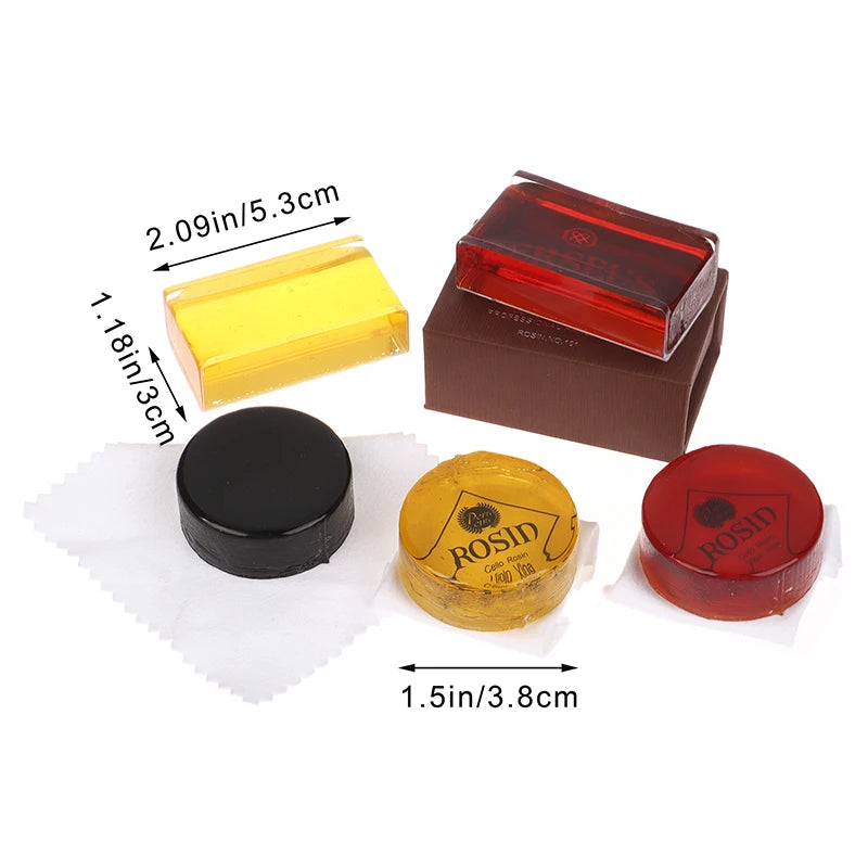 Professional Rosin for Violin, Viola, Cello & Erhu – 3 Colors String Instrument Rosin Axl
