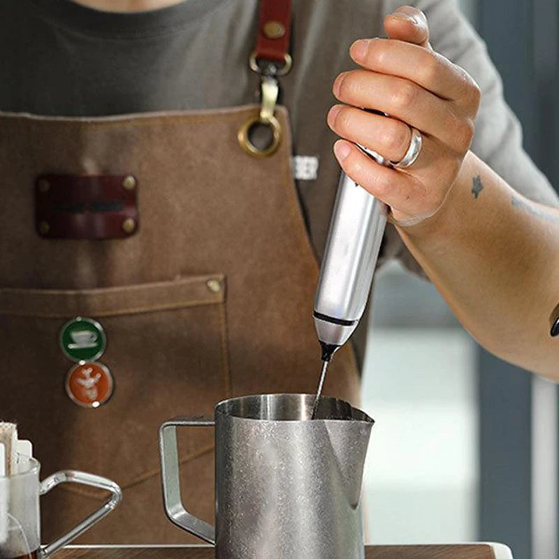 Wireless Rechargeable Handheld Milk Frother – High-Speed Blender Handheld Milk Frother Axl
