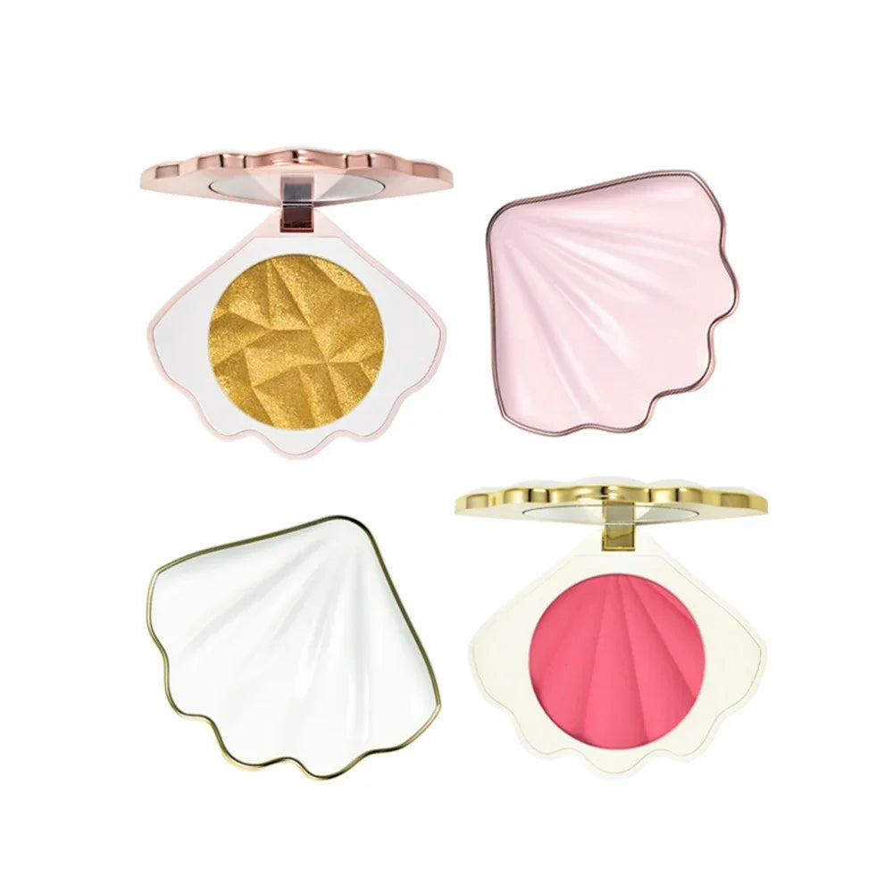 Shell Shape Blush Highlighter & Bronzer Powder – 8g Full Size Blush Highlighter Powder Axl