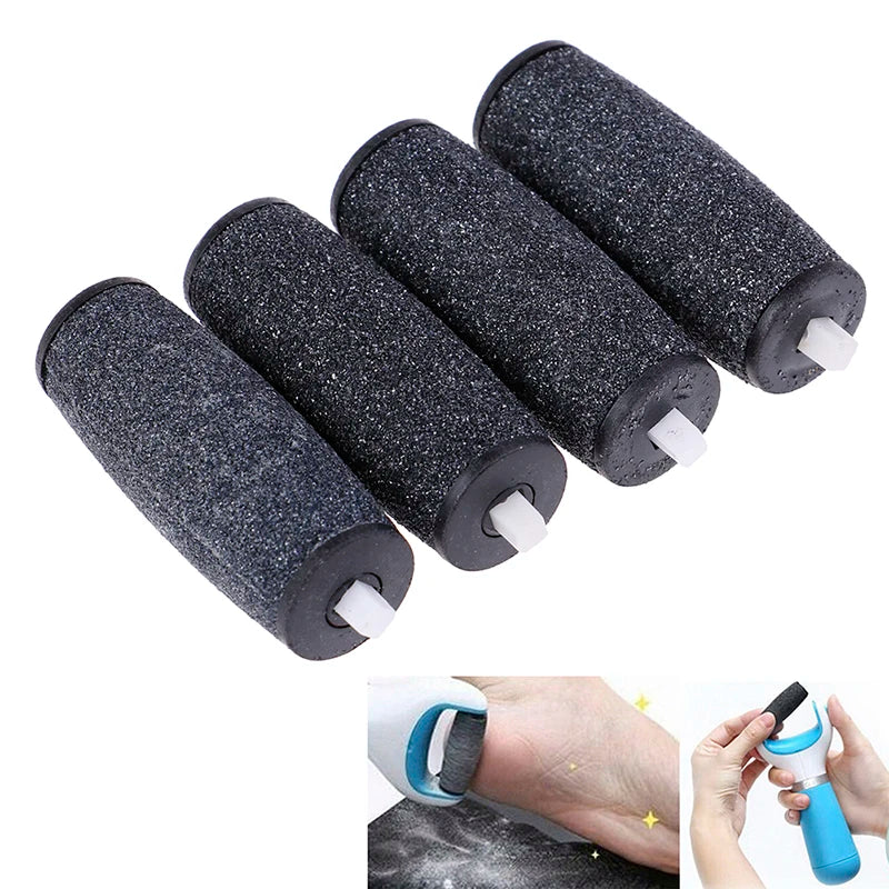 4-Pack Coarse Replacement Roller Heads for Electric Pedicure File Pedicure Roller Heads Axl