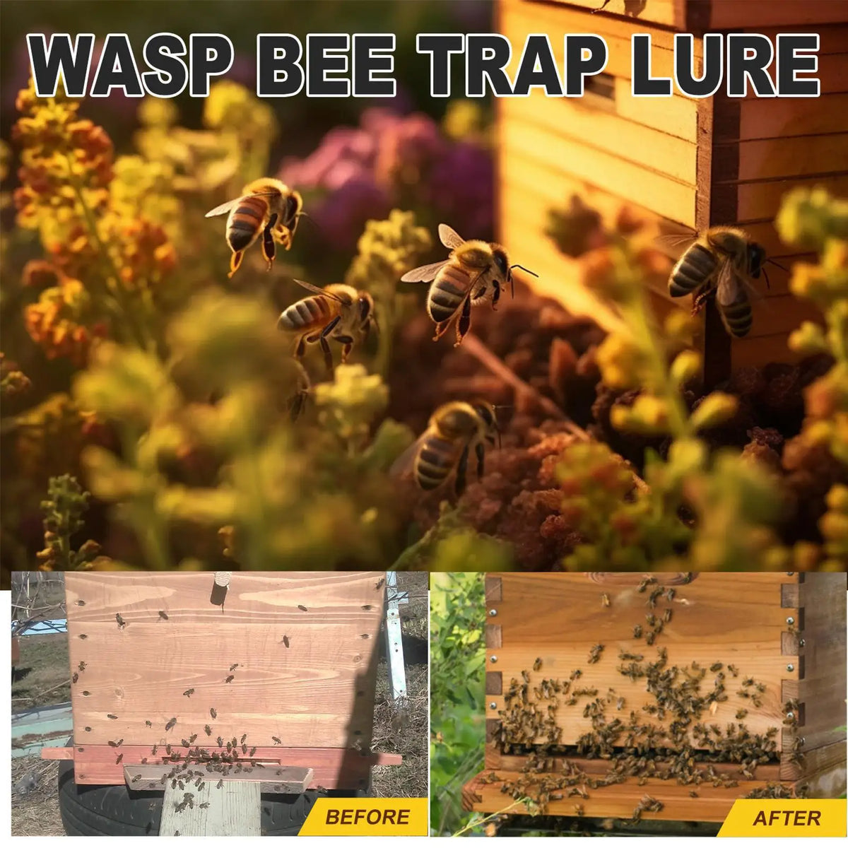 100ml Bee Attractant Spray – Wood Bee Trap Lure All Seasons Bee Trap Lure Spray Axl