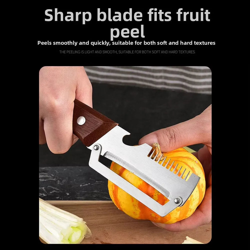 Stainless Steel Vegetable Peeler & Bottle Opener Kitchen Tool Vegetable Peeler Axl