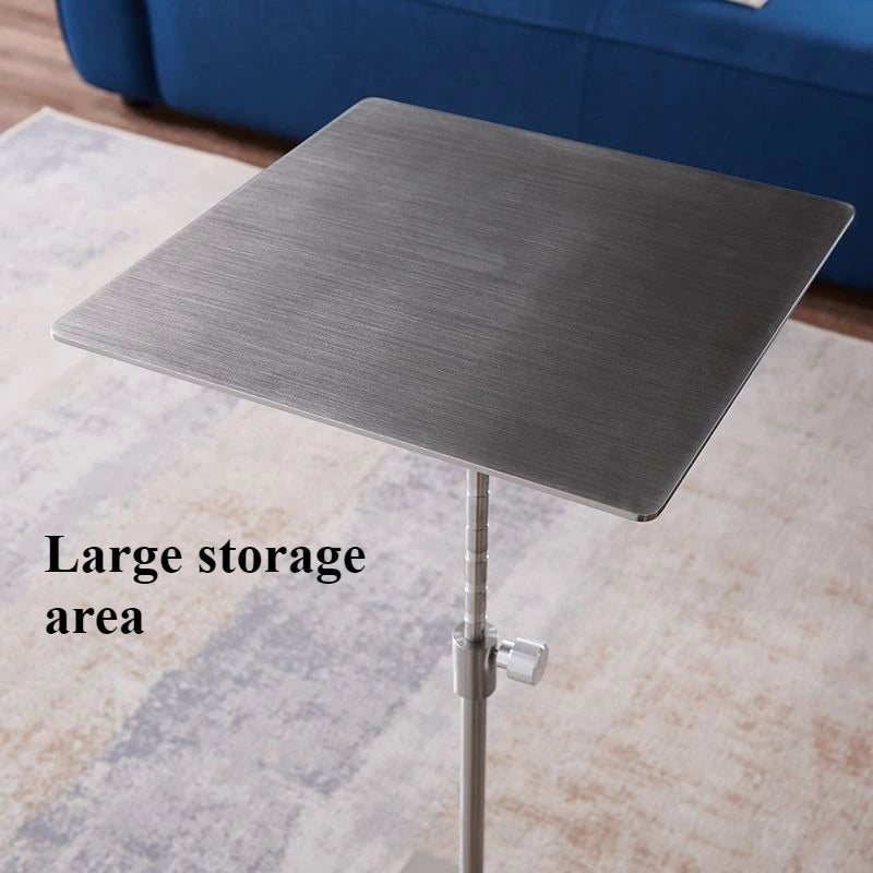 Adjustable Height Round Coffee Table | Modern Stainless Steel Coffee Table Axl