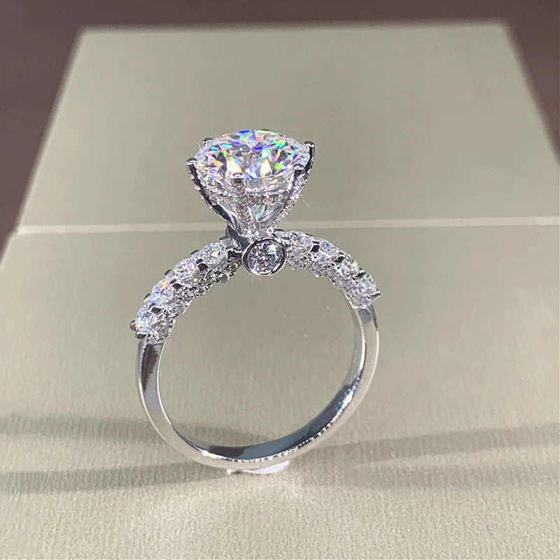 Huitan Women's CZ Wedding Band Ring | Engagement Jewelry Wedding Band Ring Axl