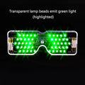 Voice-Activated LED Flashing Glasses DIY Soldering Kit DIY Electronics Kit Axl Green Light