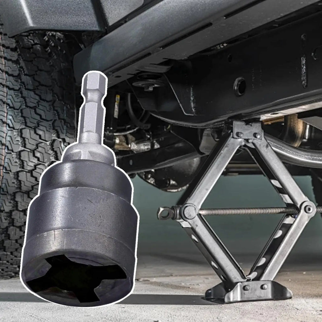 Scissor Jack Adapter Socket – Electric & Manual Wrench Tool Jack Socket Adapter Axl