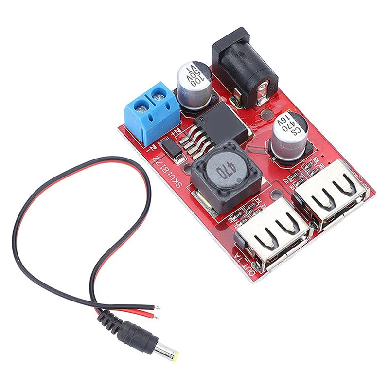 Solar Controller Charger – Dual USB 3A Step-Down Module Solar Charging Module Axl