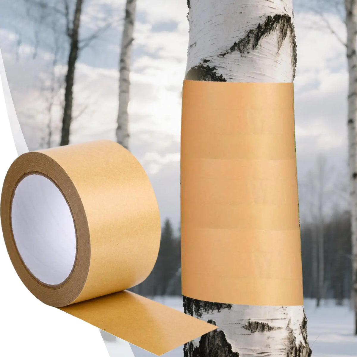 50M Tree Barrier Tape – Sticky Caterpillar Shield for Trees Tree Barrier Tape Axl