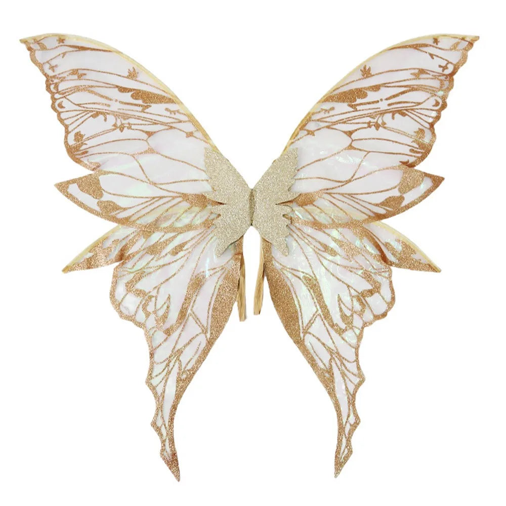 Sparkling Fairy Wings – Adult & Kids Halloween Costume Costume Wings Axl Gold
