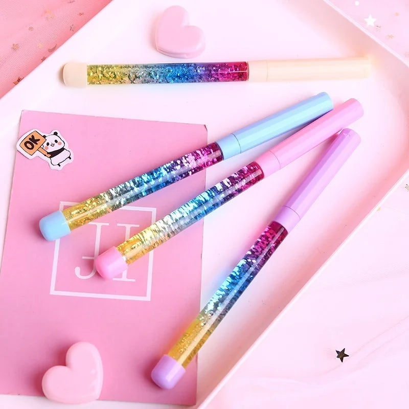 Glitter Liquid Quicksand Ballpoint Pens – 2-Pack Bling Set Novelty Ballpoint Pen Axl