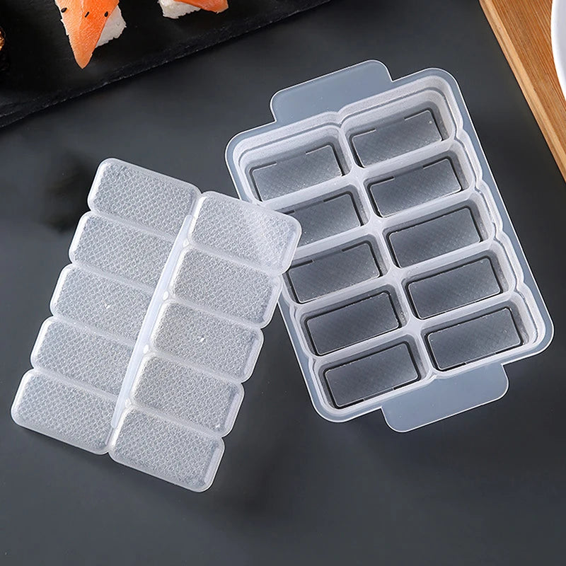 5 & 10 Grid Onigiri Rice Ball Mold – Non-Stick Sushi Maker Sushi Rice Mold Axl