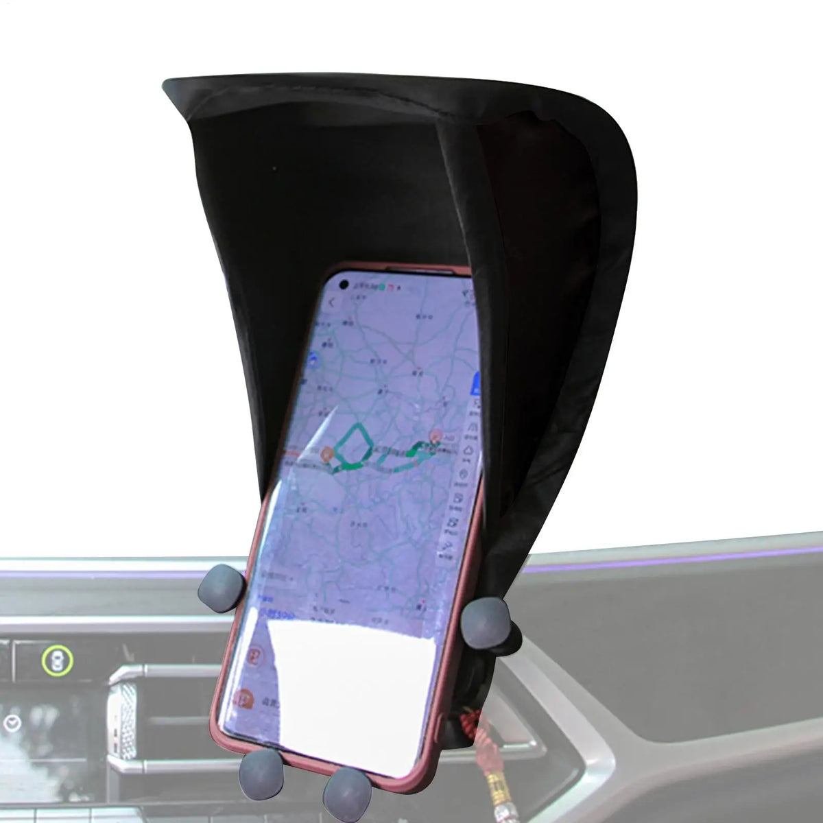 Car & Motorcycle Phone Sun Shield – Glare Blocking Cover Phone Sun Shield Axl