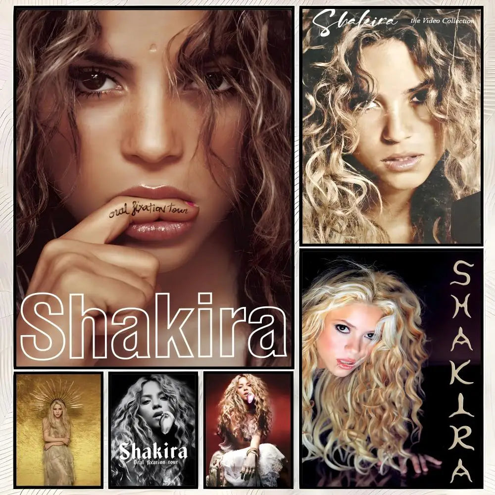 Shakira HD Self-Stick PVC Wall Poster – Waterproof Wall Art Wall Art Poster Axl