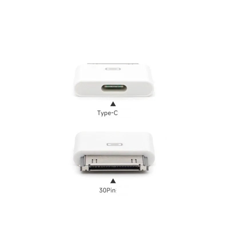 8-Pin to 30-Pin Adapter for iPhone 4/4S iPad 2/3 Docking Phone Connector Adapter Axl type c adapter