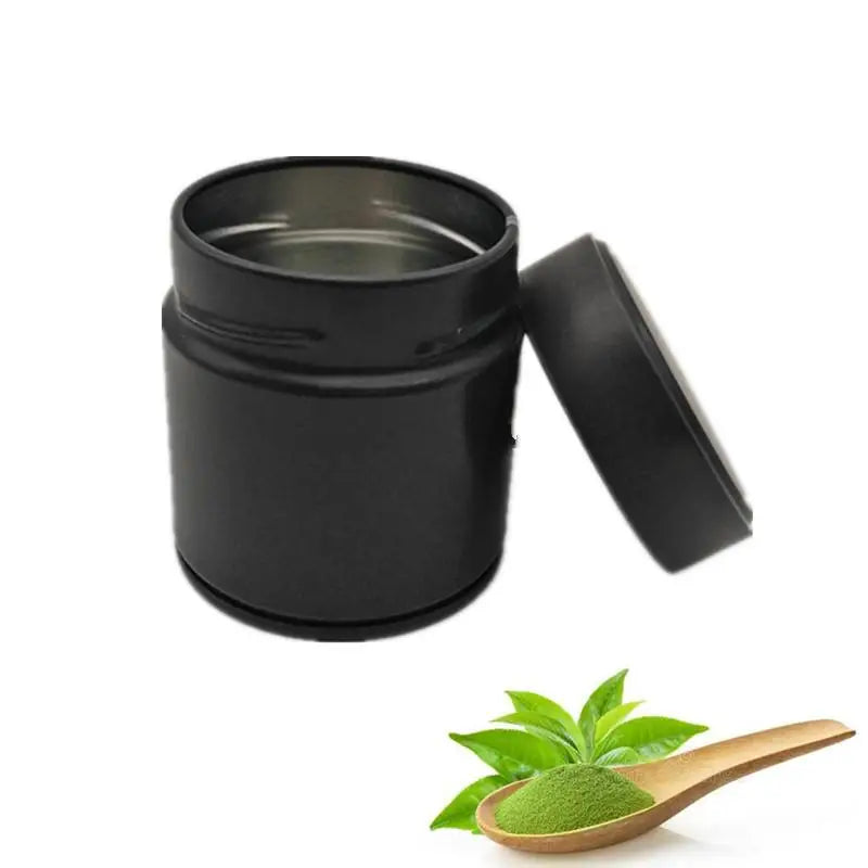 Tinplate Airtight Tea Canister – Mini Matcha & Spice Jar Airtight Storage Canister Axl