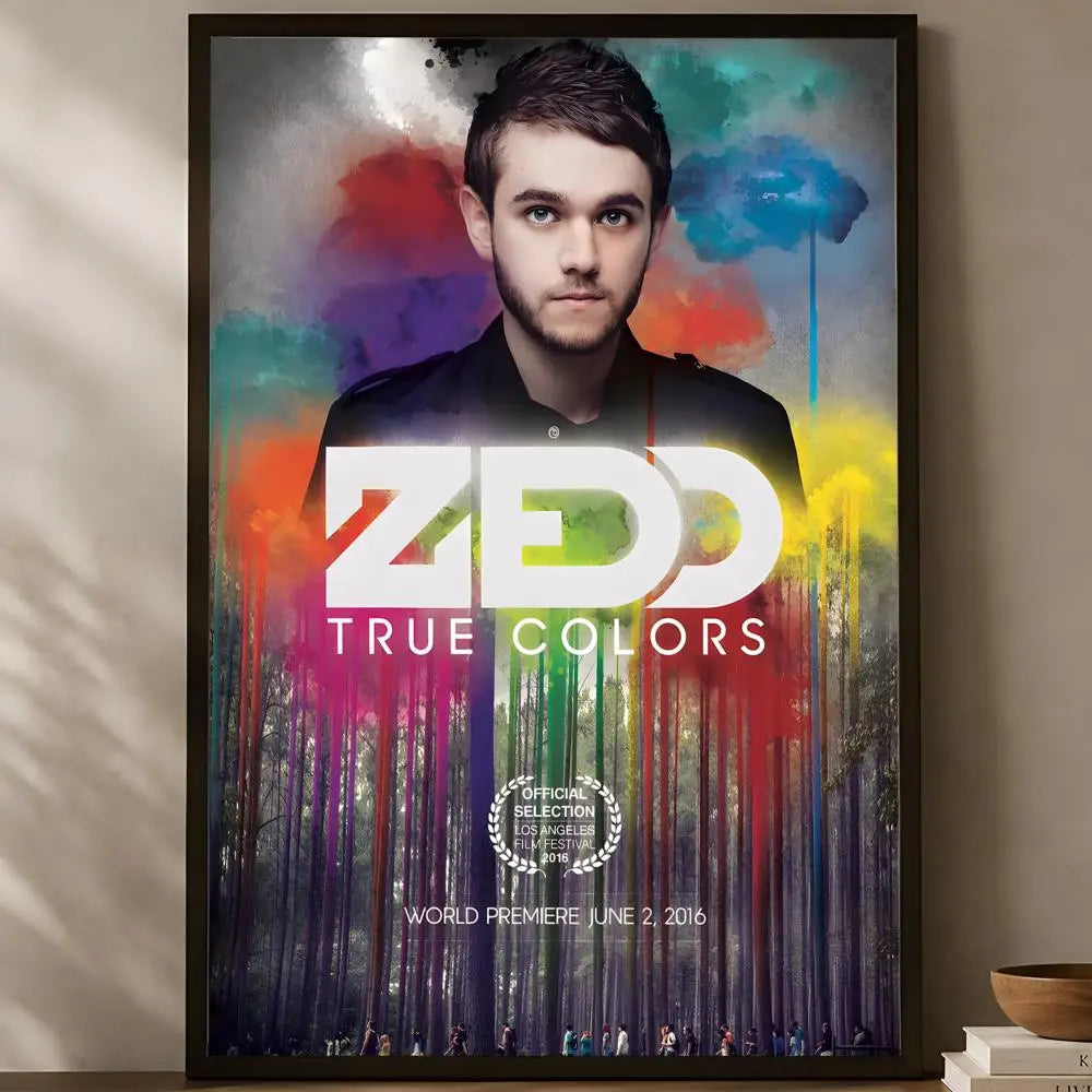 Zedd Self-Stick HD PVC Wall Art Poster – Waterproof Decor Wall Art Poster Axl White02 50X70cmNoframe