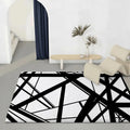 Rock Band Flannel Floor Mat – Non-Slip Soft Plush Indoor Rug Flannel Floor Mat Axl White4 120x160cm