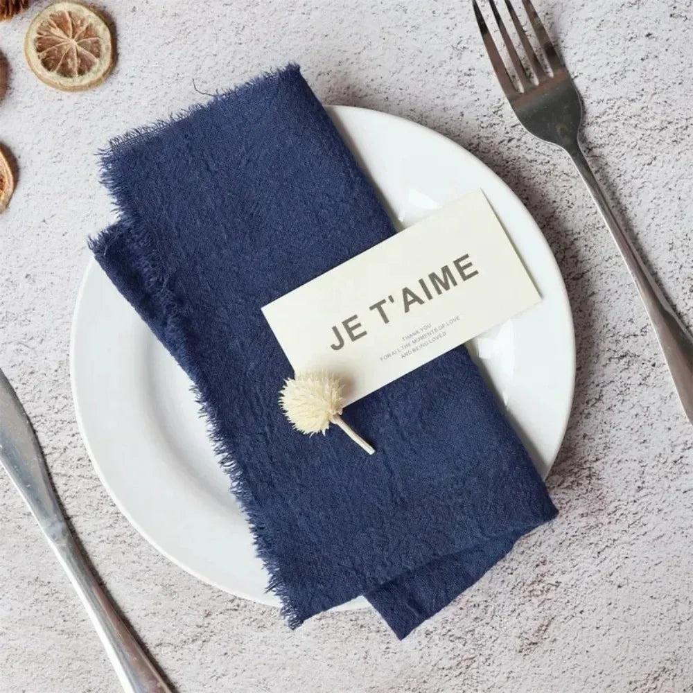 Solid Color Cloth Dinner Napkins – Machine Washable Set Cloth Dinner Napkins Axl