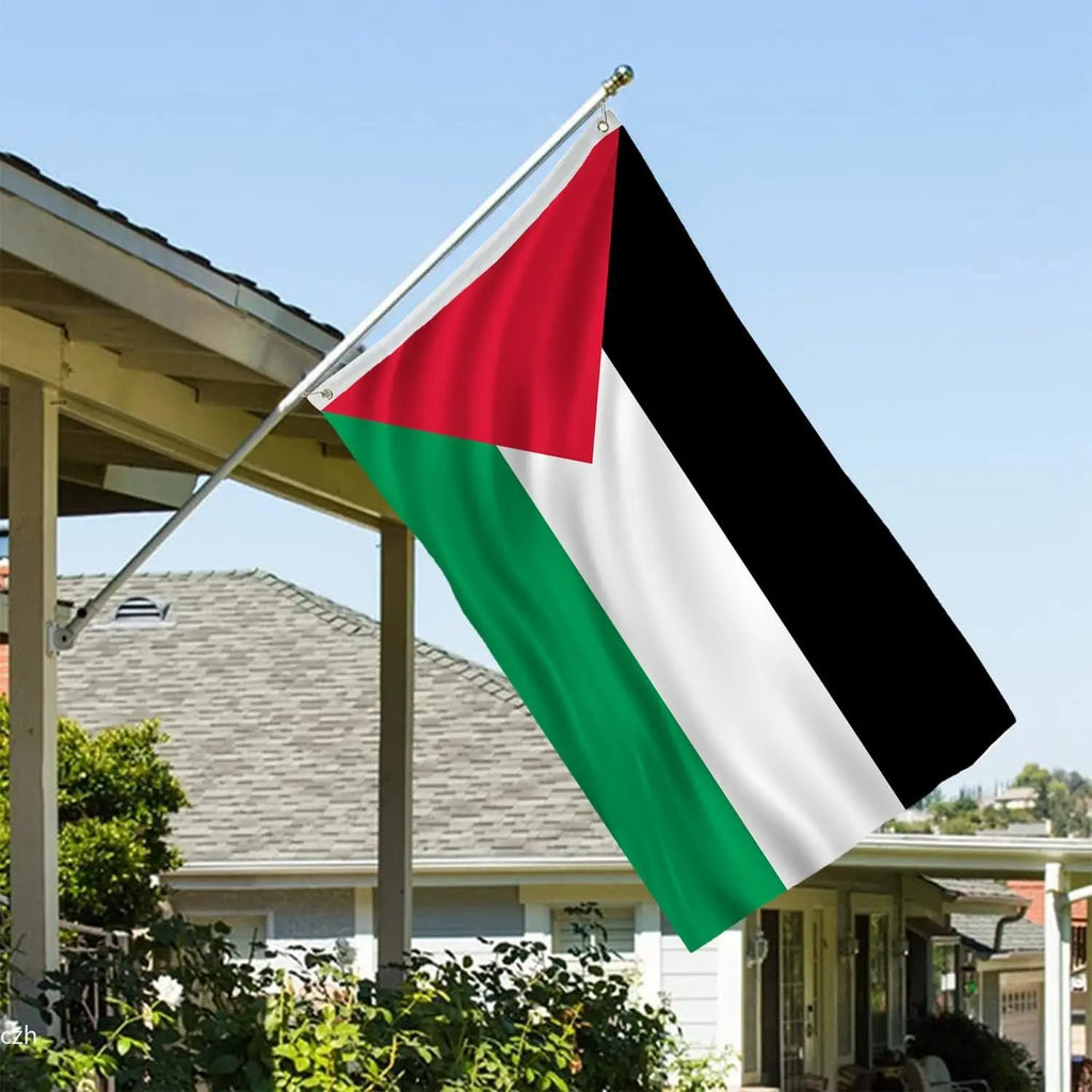 Palestine Flag 90x150cm – Printed Polyester Palestinian Banner Decorative Flag Axl 90 x 150cm