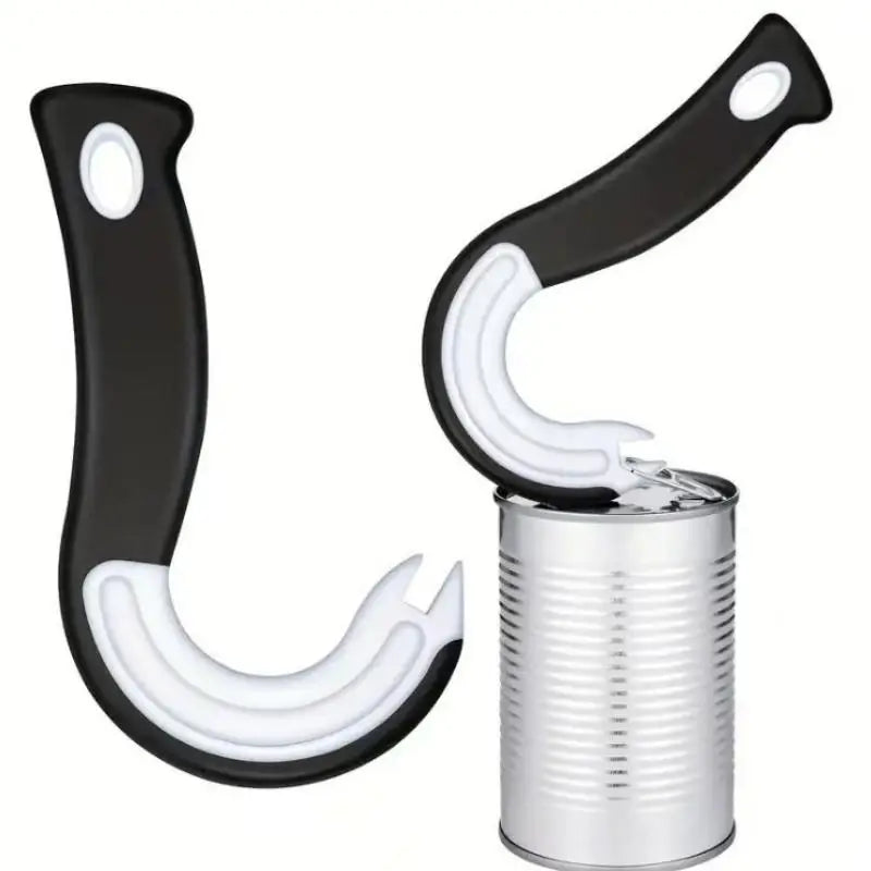 Easy Grip Hook Can Opener – Safe Durable Plastic Kitchen Tool Can Opener Axl