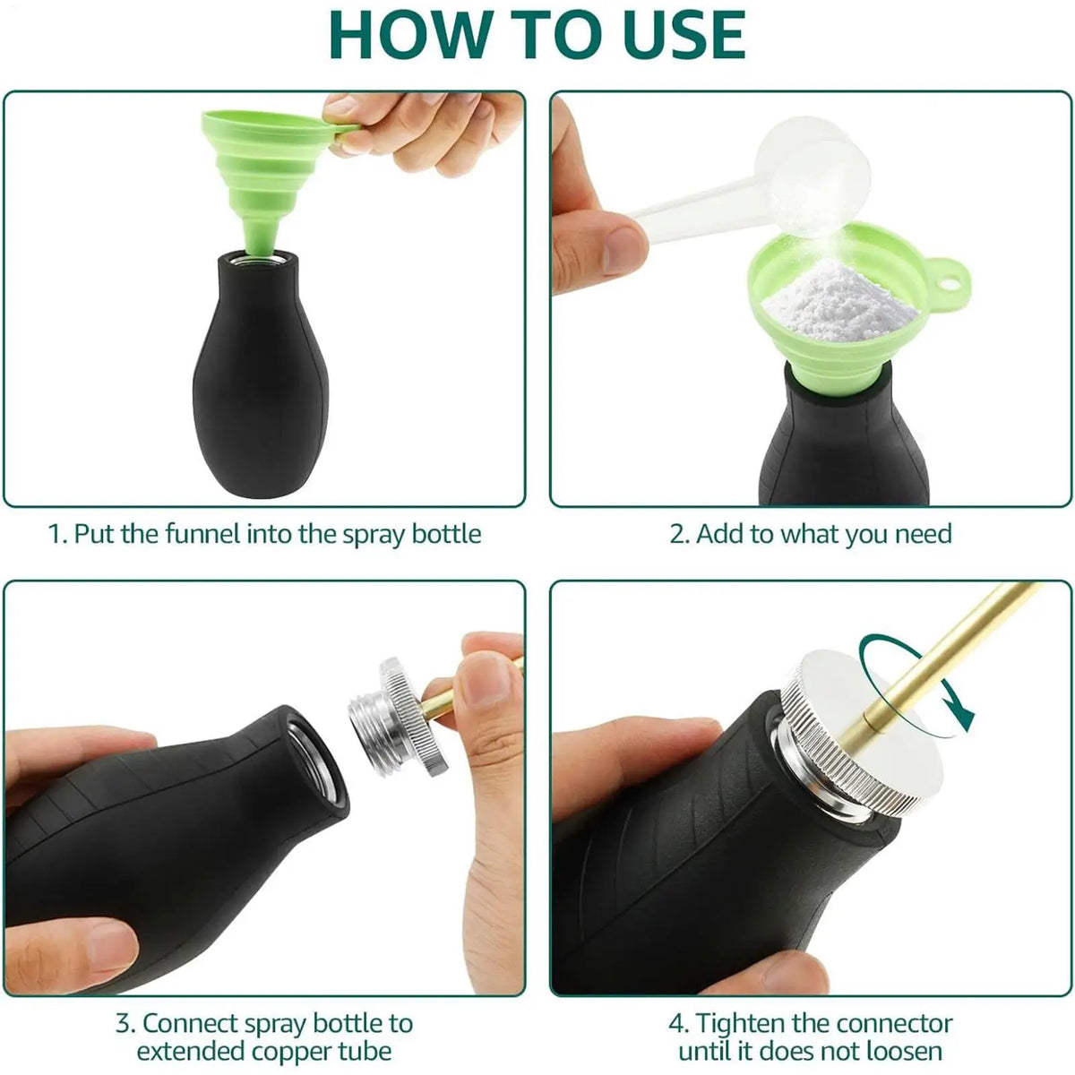 Telescopic Powder Duster Sprayer for Garden & Greenhouse Garden Powder Duster Axl