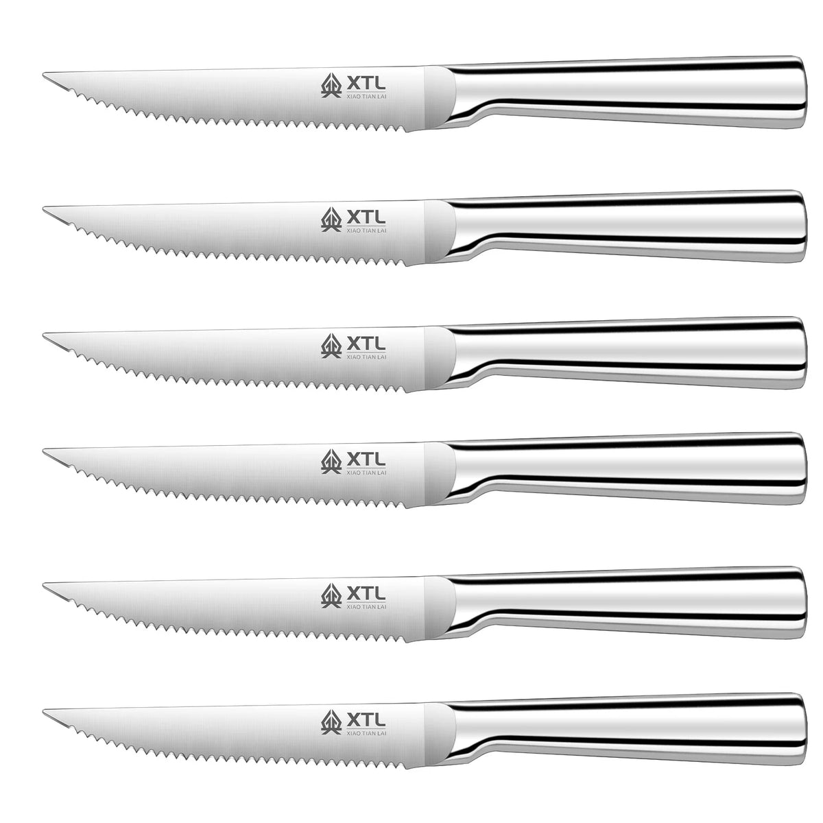 PLYS Stainless Steel Steak Knife Set – Sharp Kitchen Knives Steak Knife Set Axl