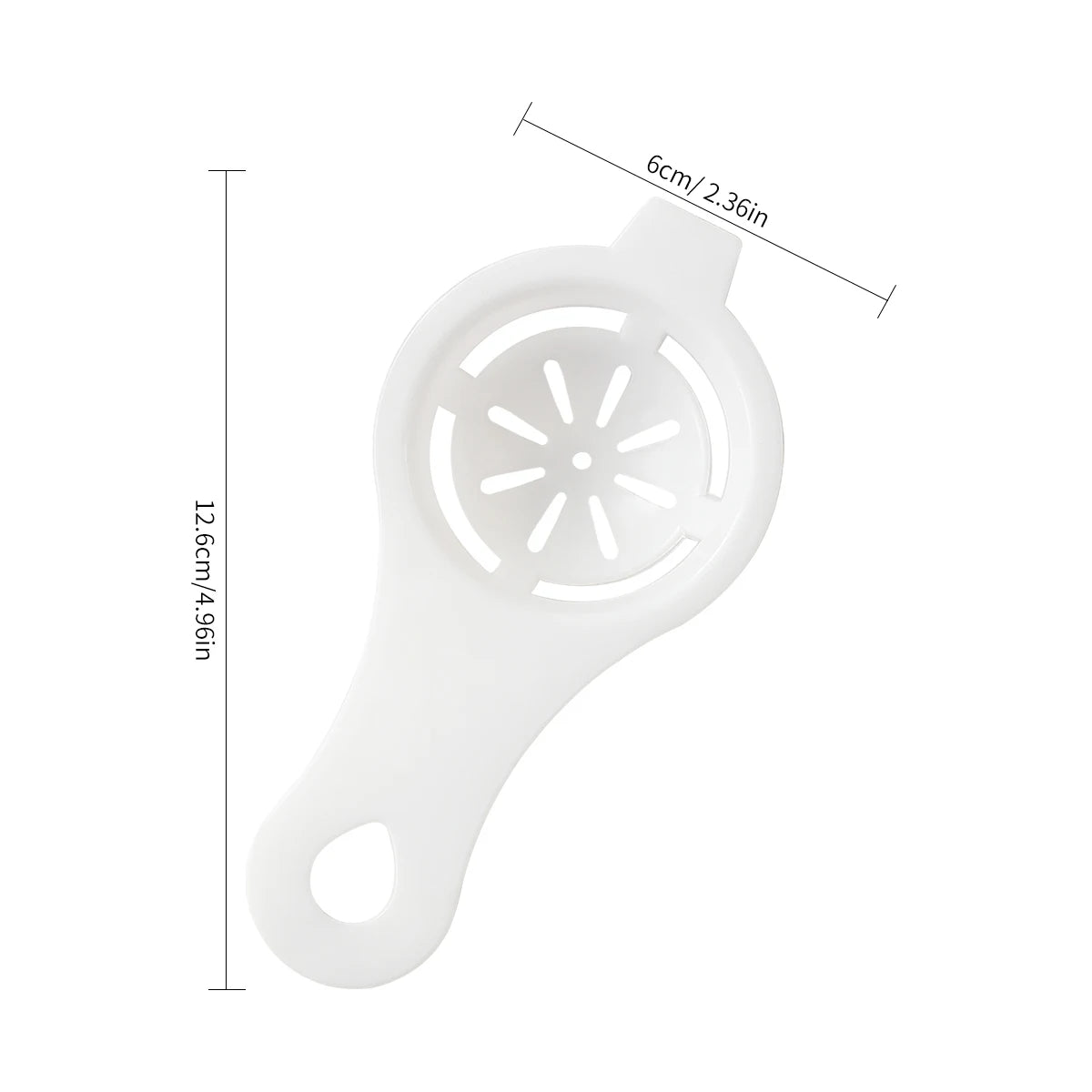 Egg Yolk & White Separator Spoon – Kitchen Baking Divider Tool Egg Separator Tool Axl