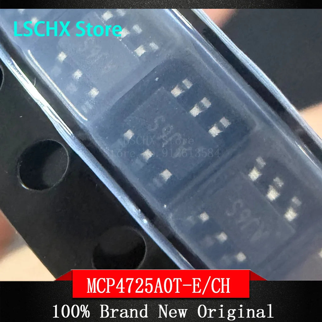 5-Pack MCP4725 SOT-23 Digital-to-Analog Converter DAC ICs DAC IC Chip Axl