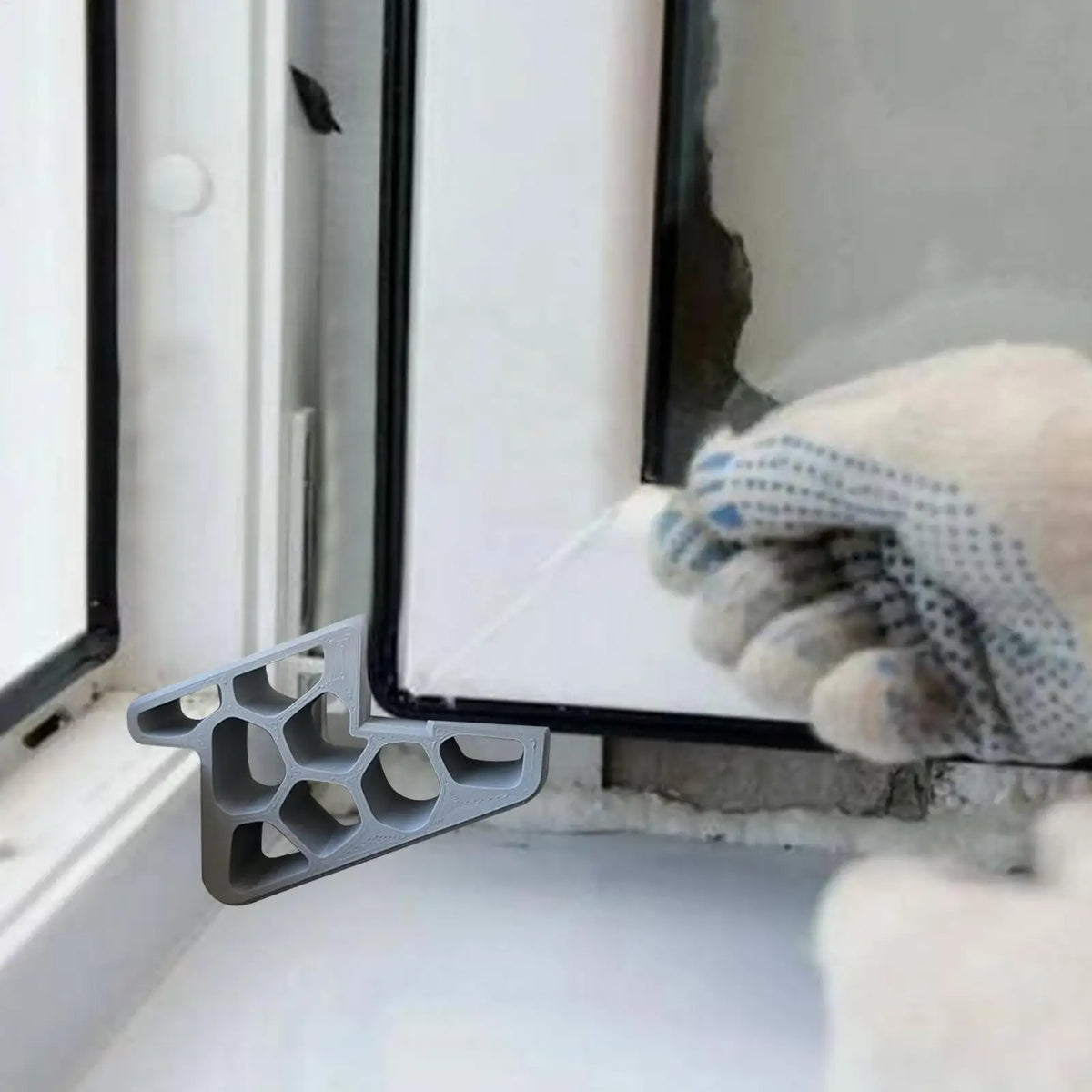 Childproof Window Stopper Track Lock – Anti-Slip ABS Limiter Window Safety Lock Axl