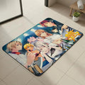 Anime Food Wars Diatomite Bath Mat – Quick Dry & Non-Slip Diatomite Bath Mat Axl White9 30x45cm