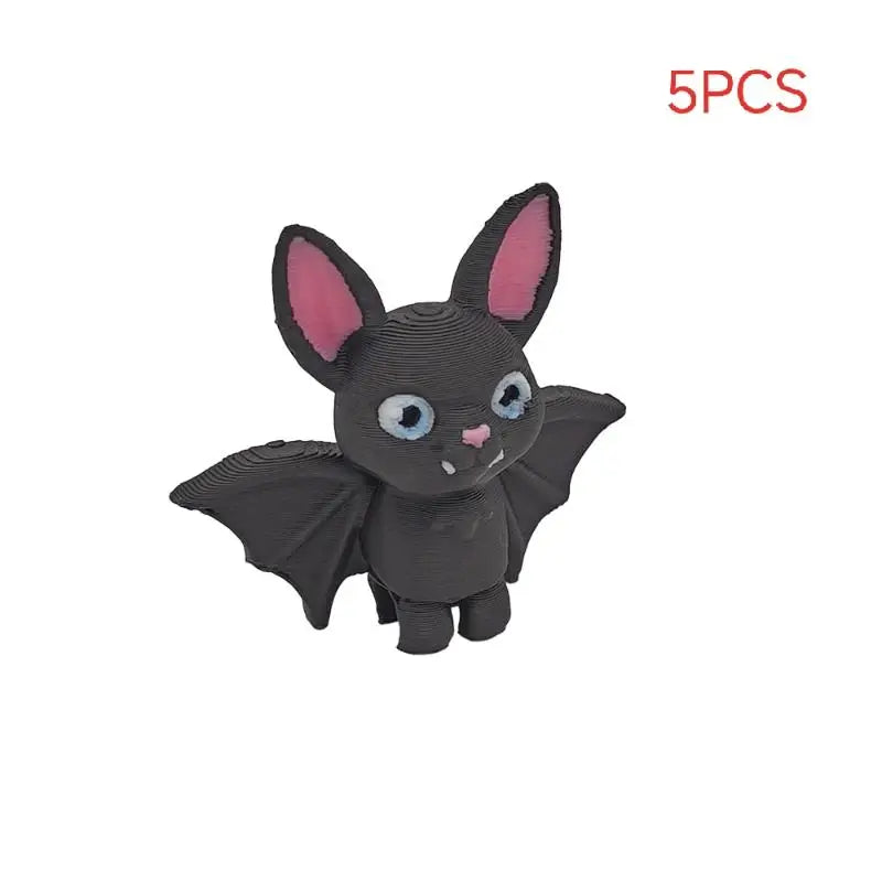 Upside-Down Bat Statue Ornament – Desk, Home & Car Decor Decorative Figurine Axl 5pcs